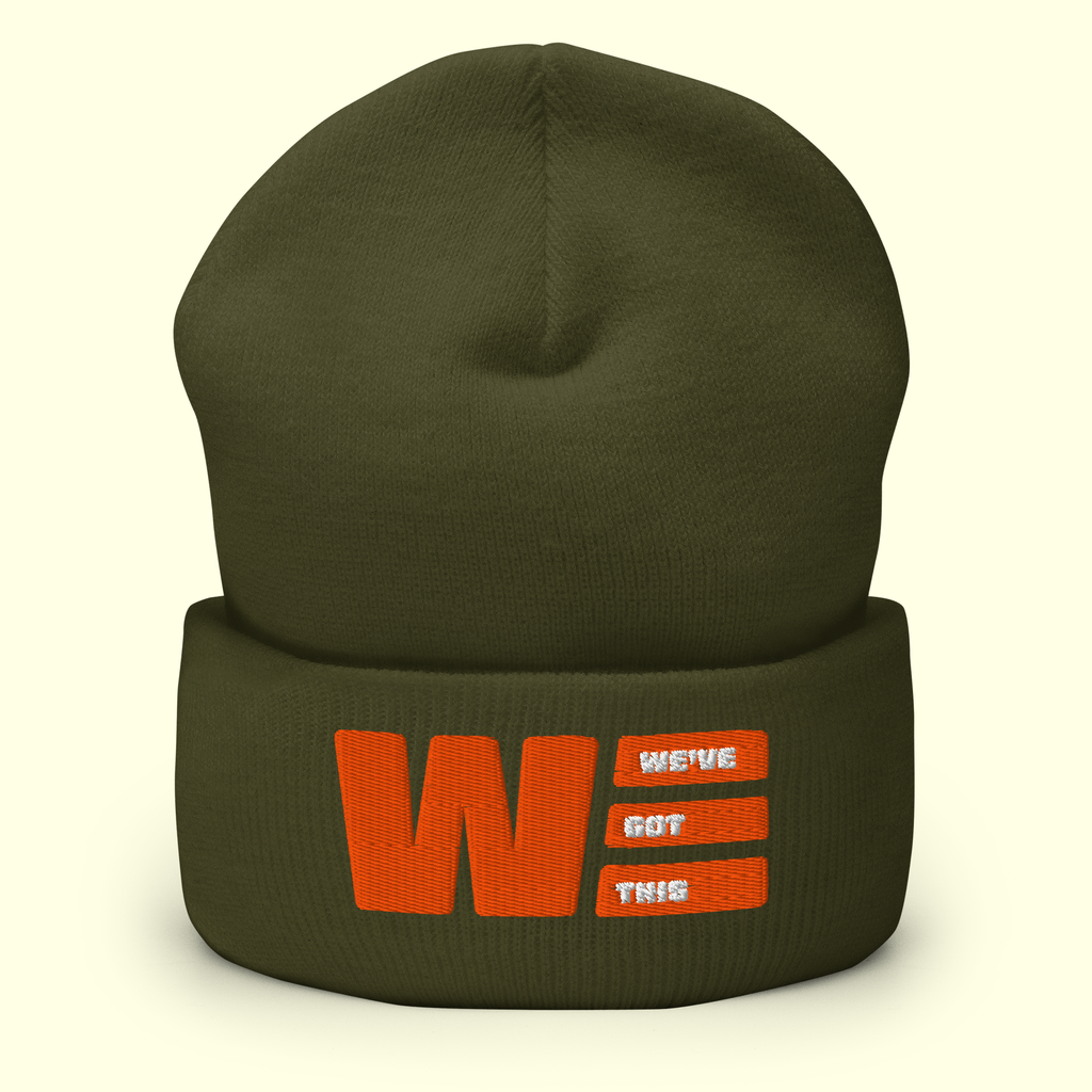 "We've Got This" Logo Men's Cuffed Beanie