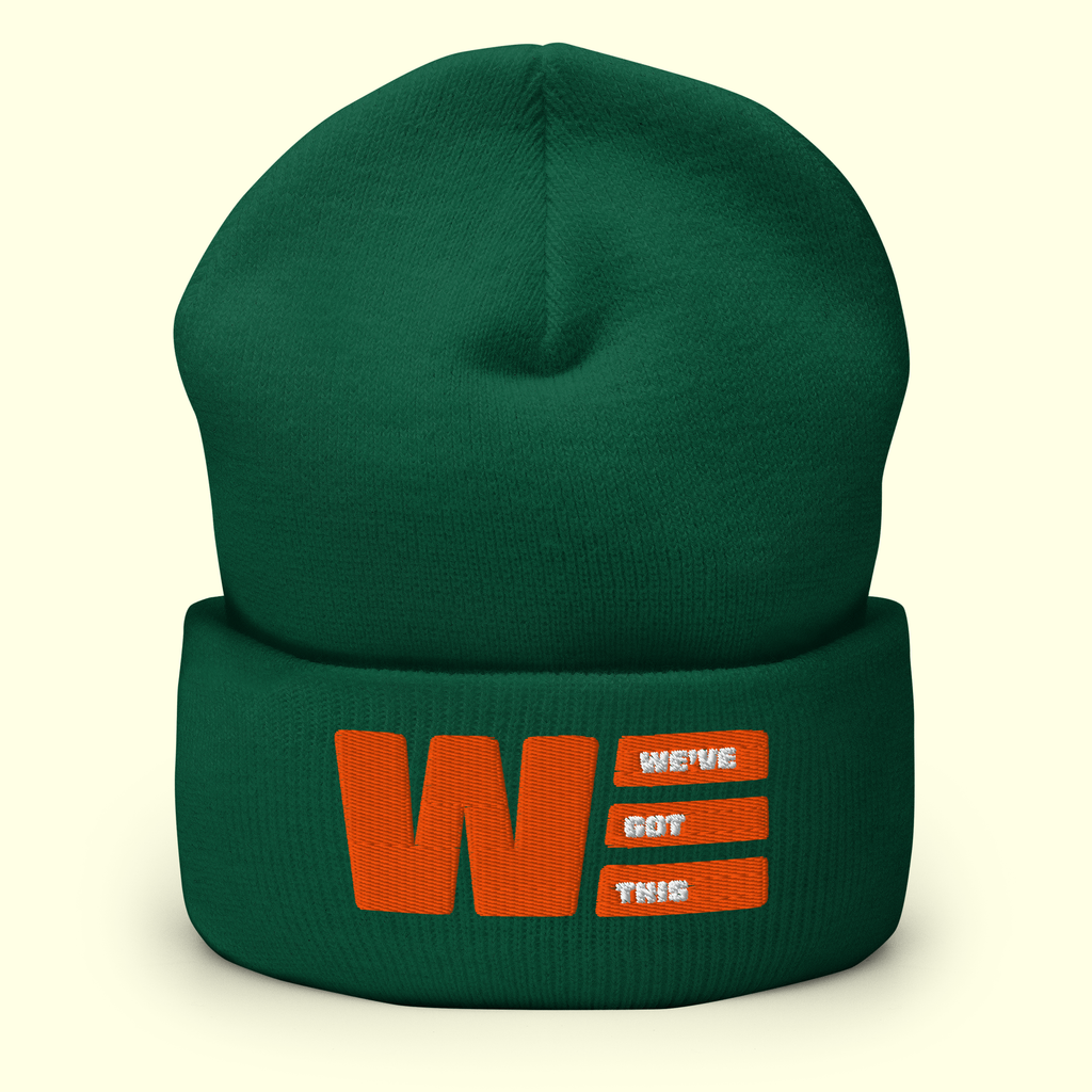 "We've Got This" Logo Men's Cuffed Beanie