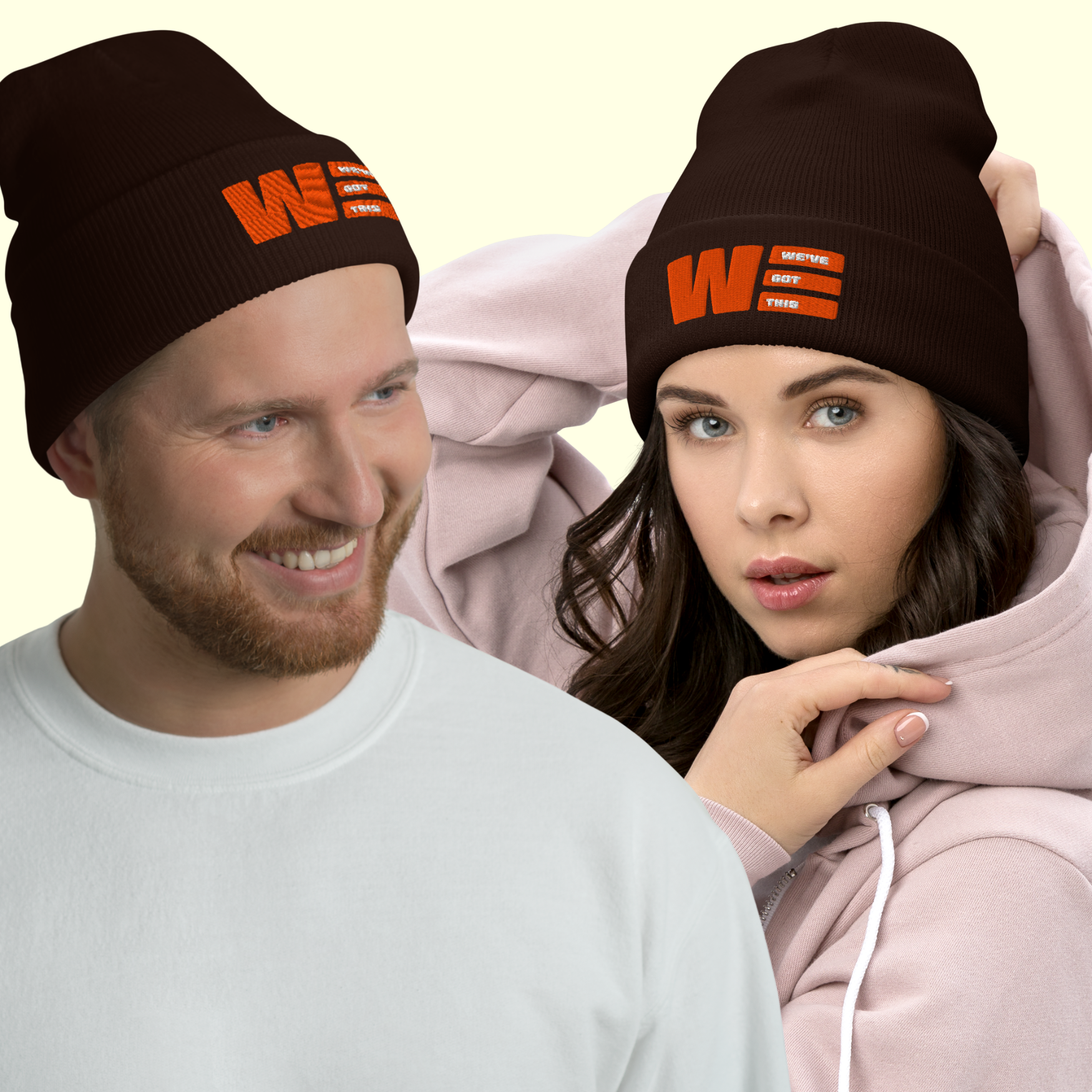 "We've Got This" Logo Unisex Cuffed Beanie