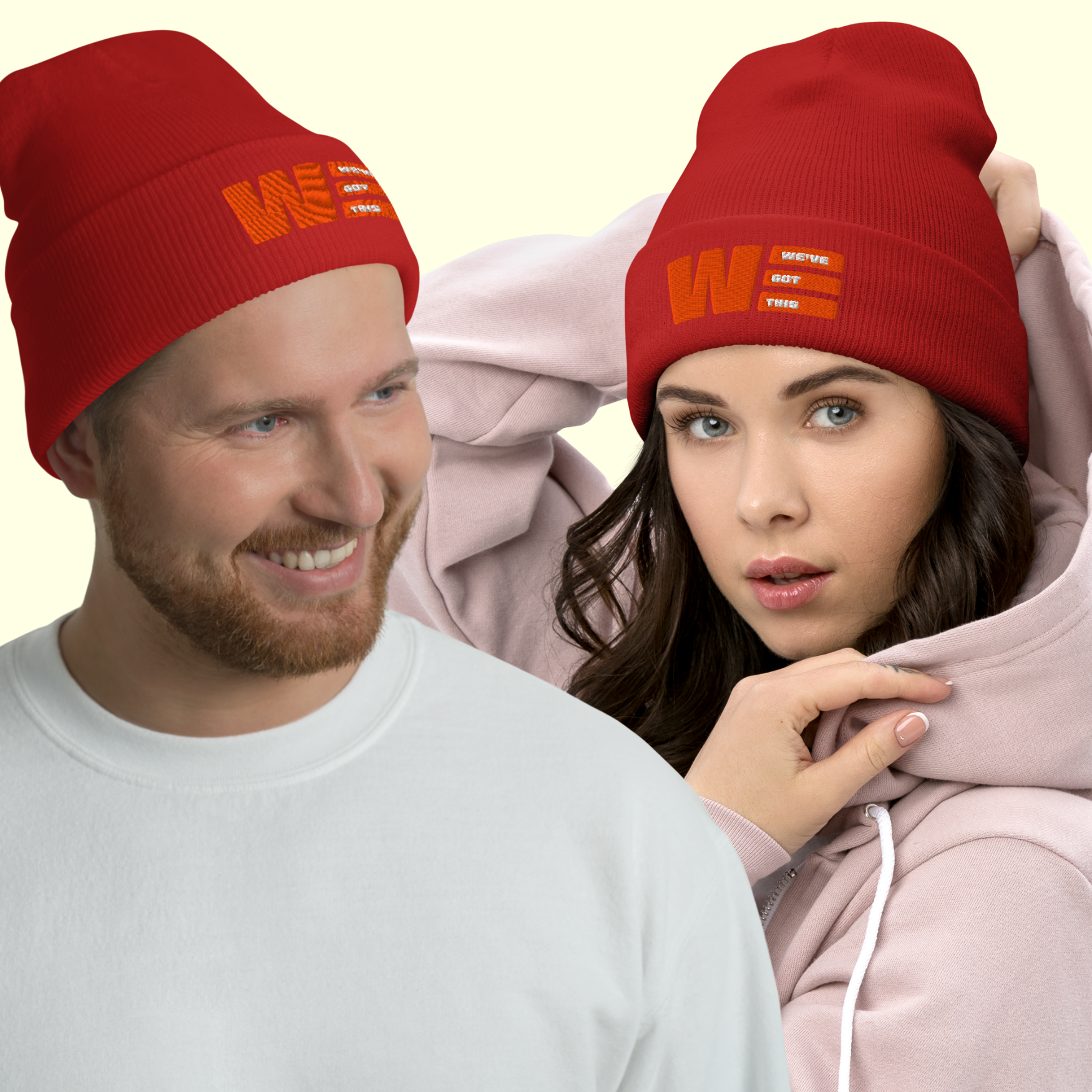 "We've Got This" Logo Unisex Cuffed Beanie