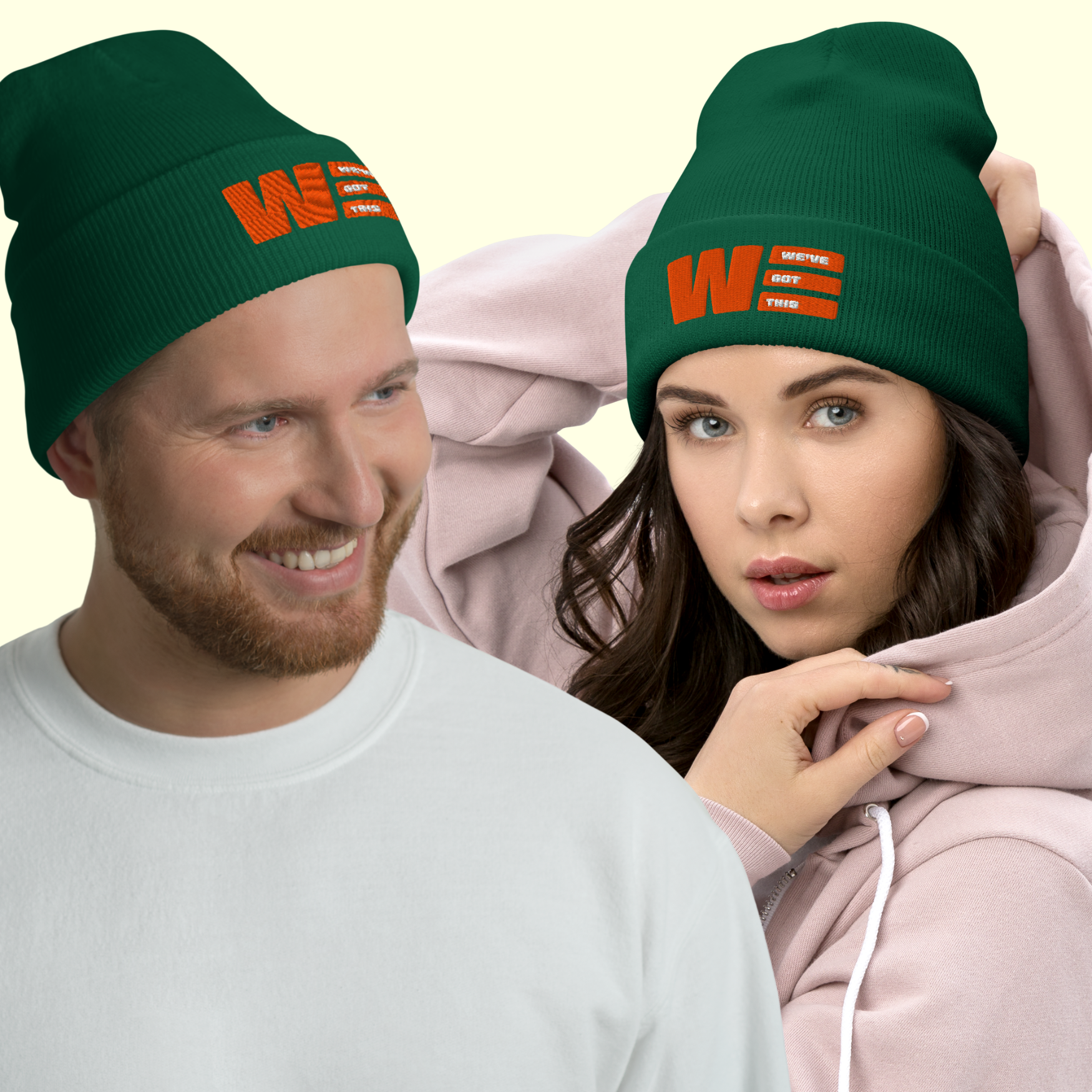 "We've Got This" Logo Unisex Cuffed Beanie