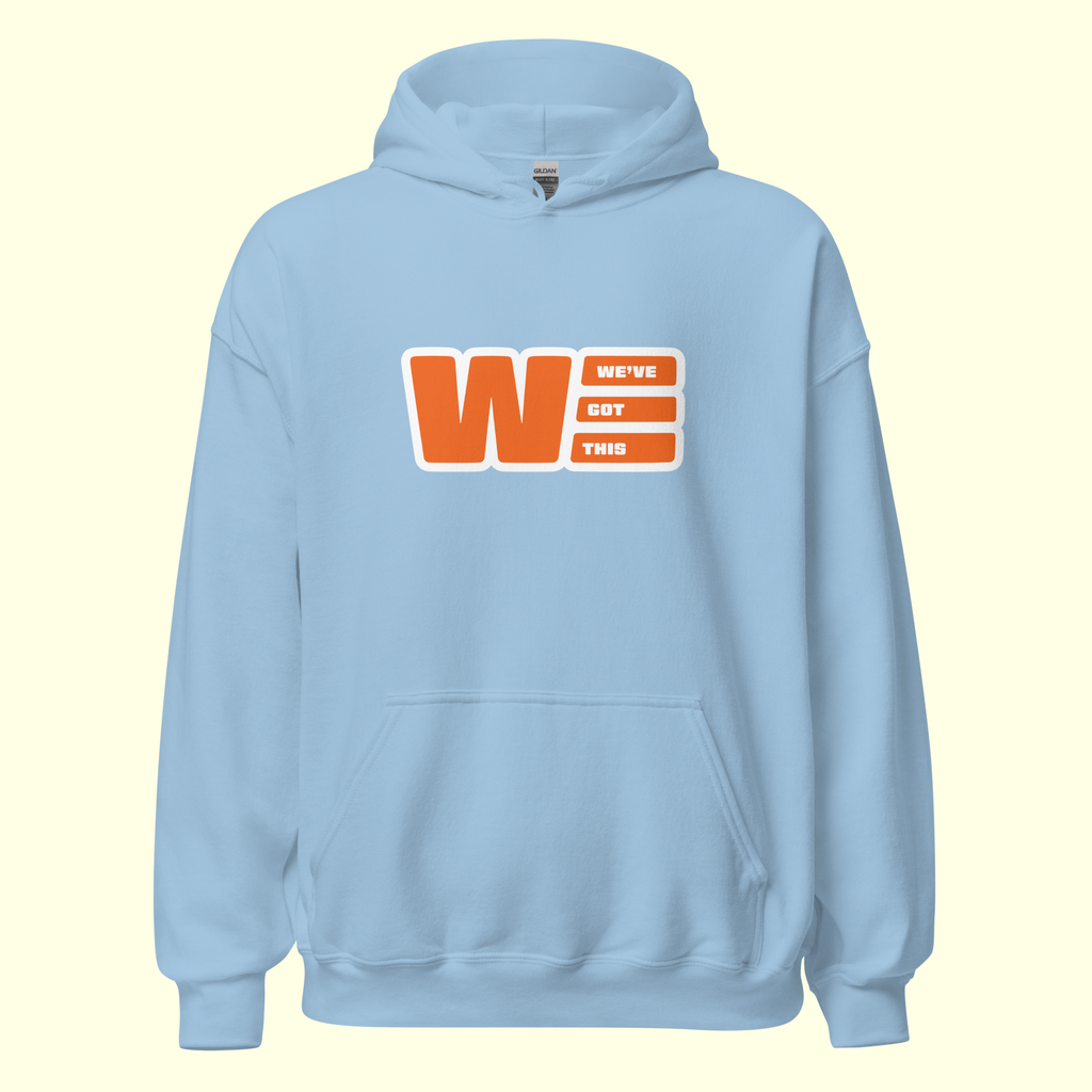 "We've Got This" Logo Men's Hoodie w/ white outline