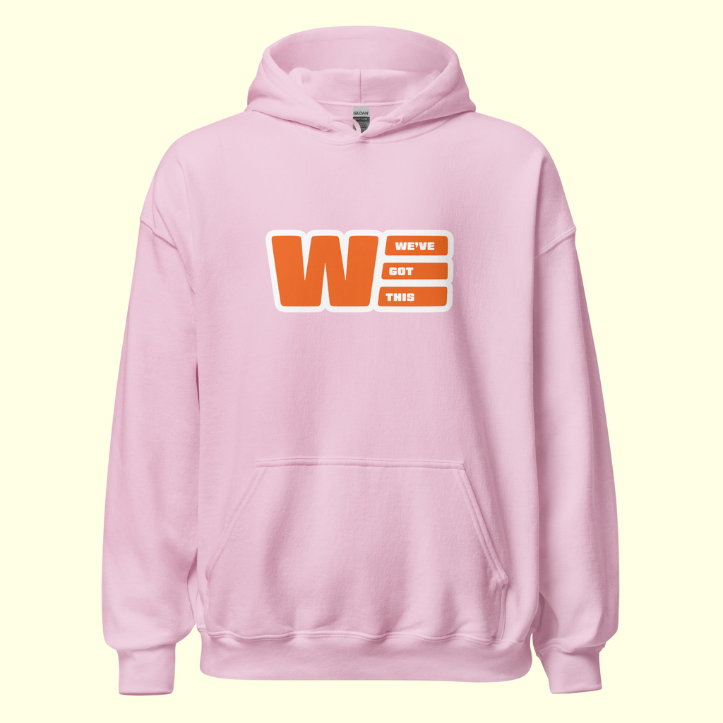"We've Got This" Logo Men's Hoodie w/ white outline
