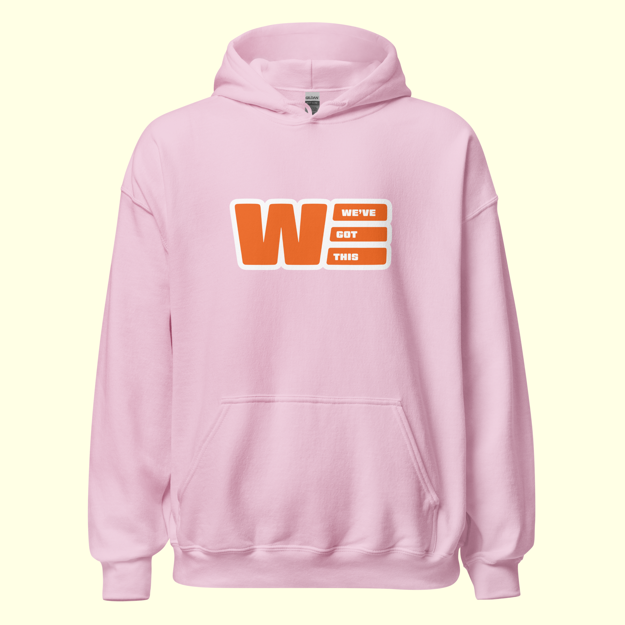 "We've Got This" Logo Men's Hoodie w/ white outline