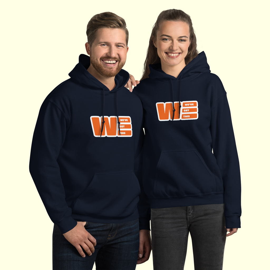 "We've Got This" Logo Unisex Hoodie w/ white outline