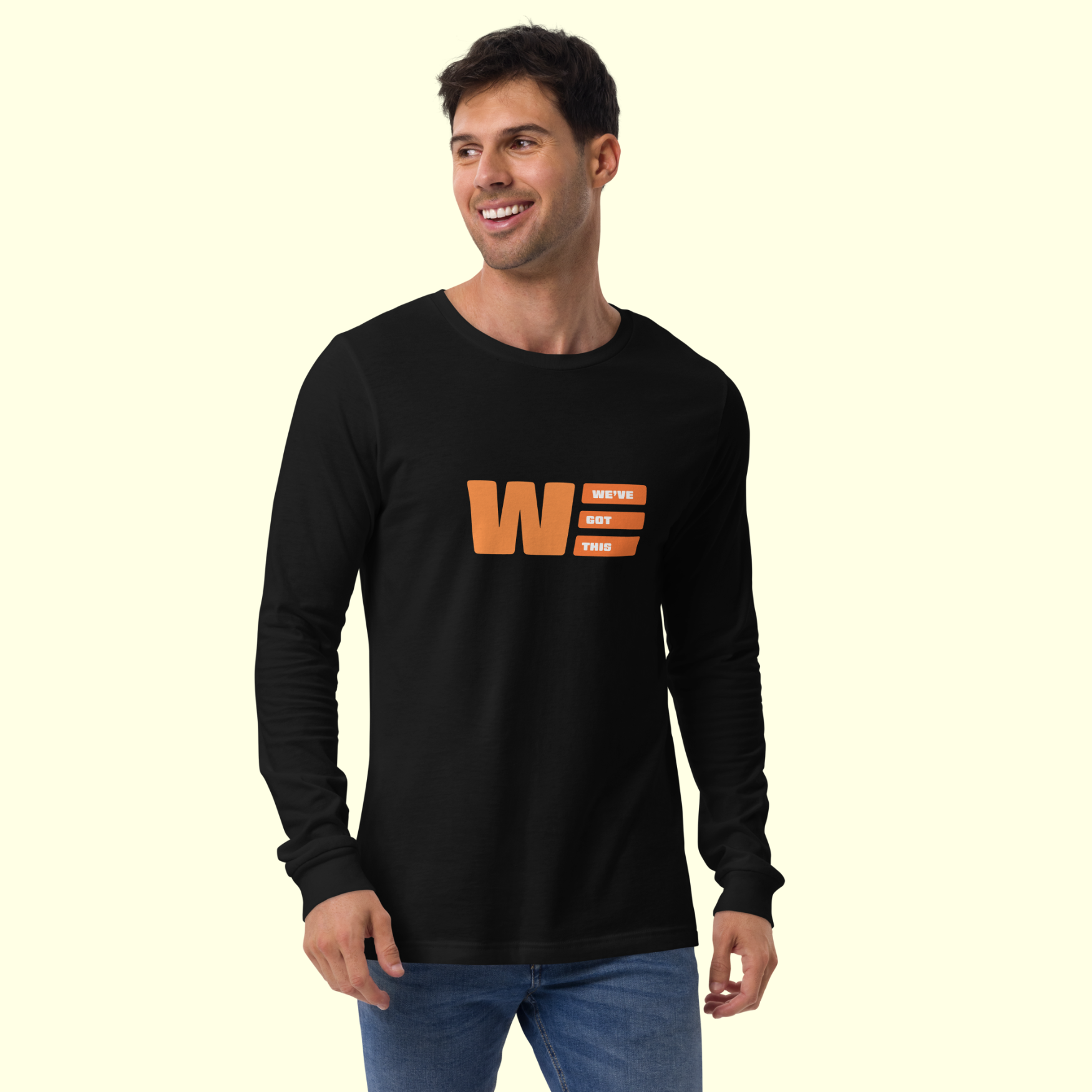 "We've Got This" Logo Men's Long Sleeve Tee