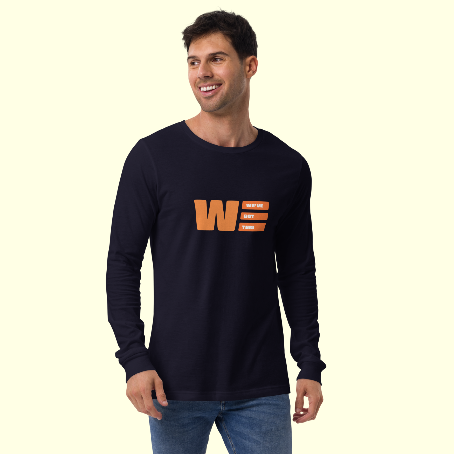 "We've Got This" Logo Men's Long Sleeve Tee