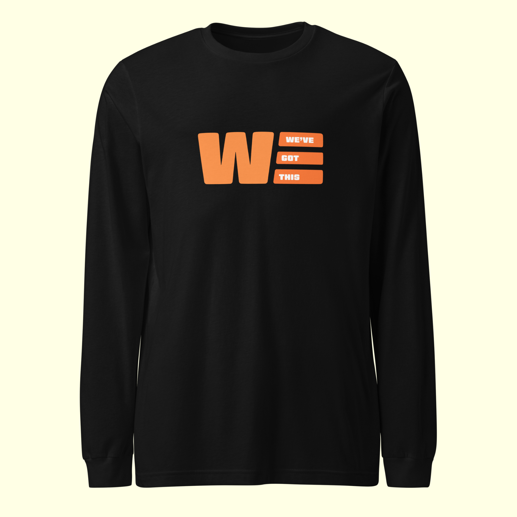 "We've Got This" Logo Men's Long Sleeve Tee