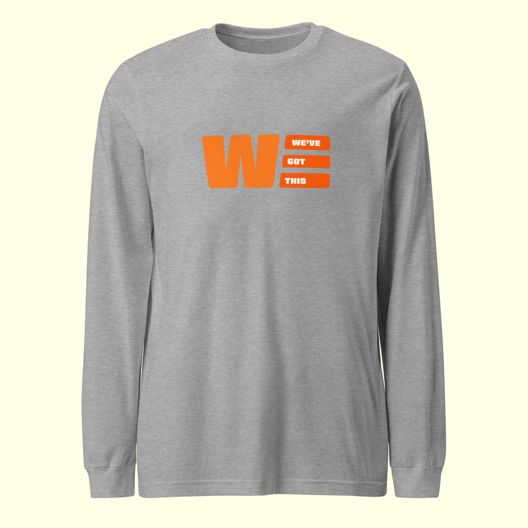 "We've Got This" Logo Men's Long Sleeve Tee