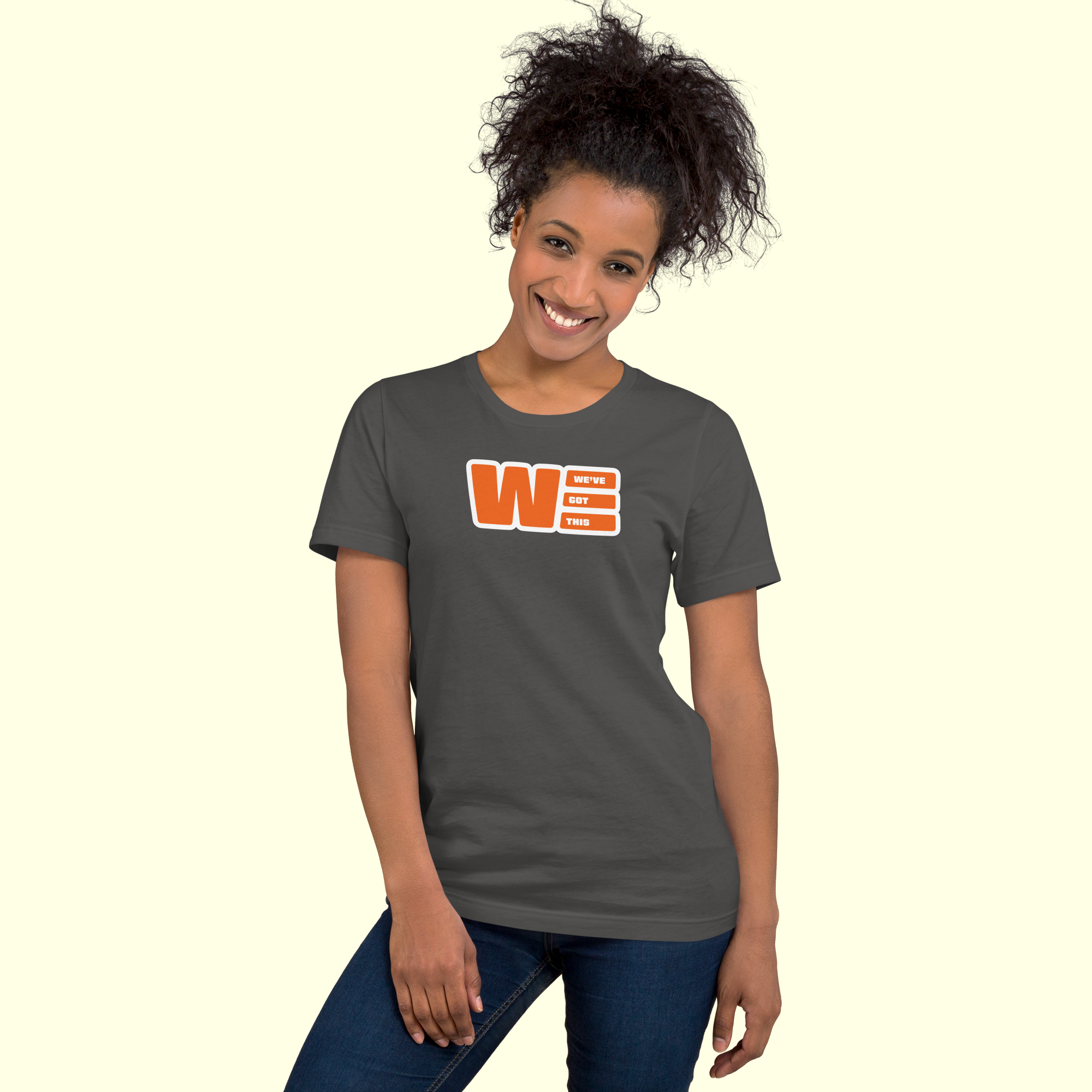 "We've Got This" Logo Women's t-shirt w/ white outline