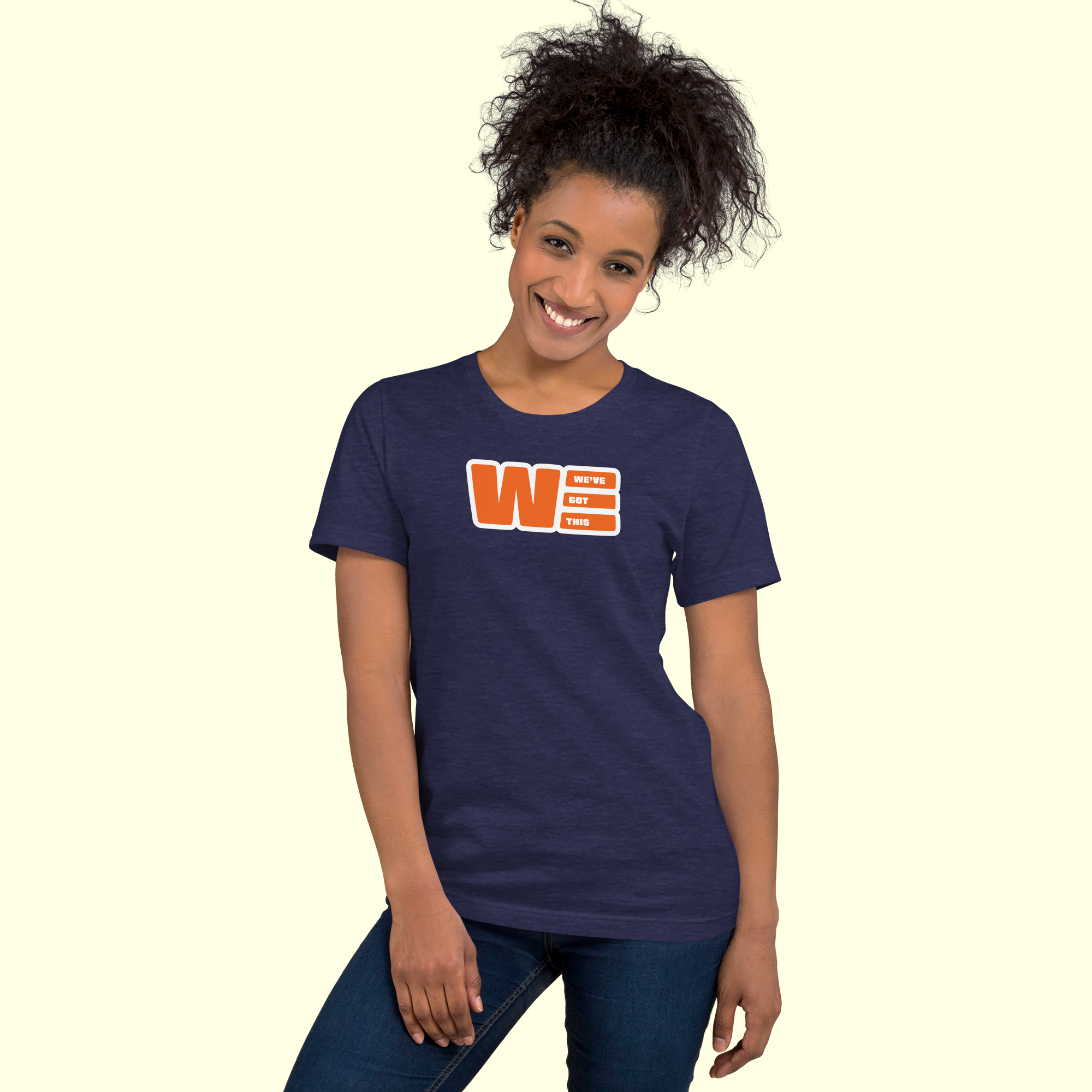 "We've Got This" Logo Women's t-shirt w/ white outline
