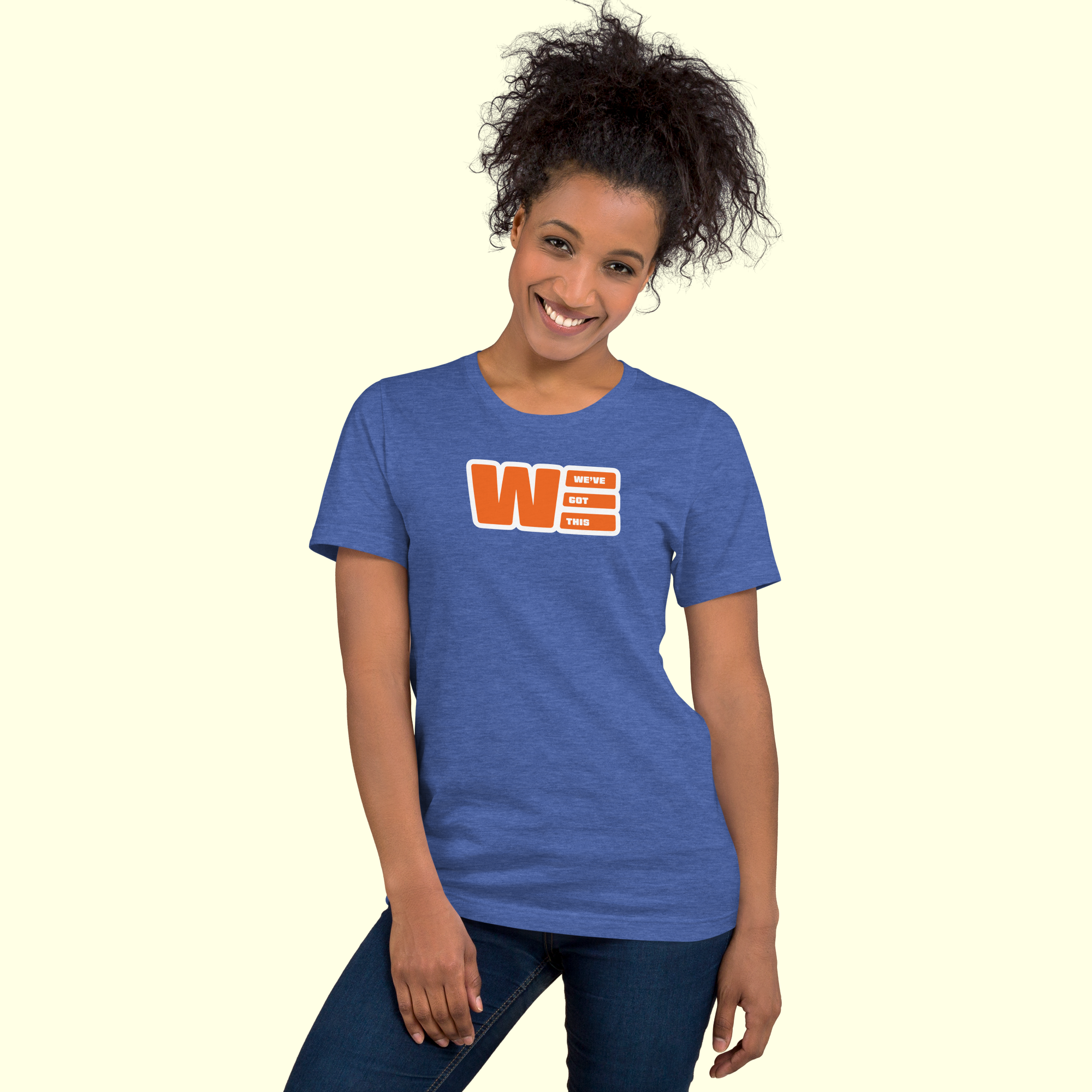"We've Got This" Logo Women's t-shirt w/ white outline