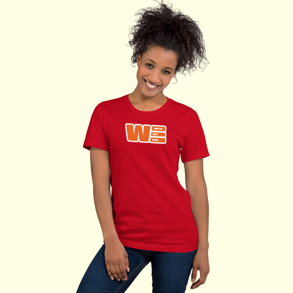 "We've Got This" Logo Women's t-shirt w/ white outline