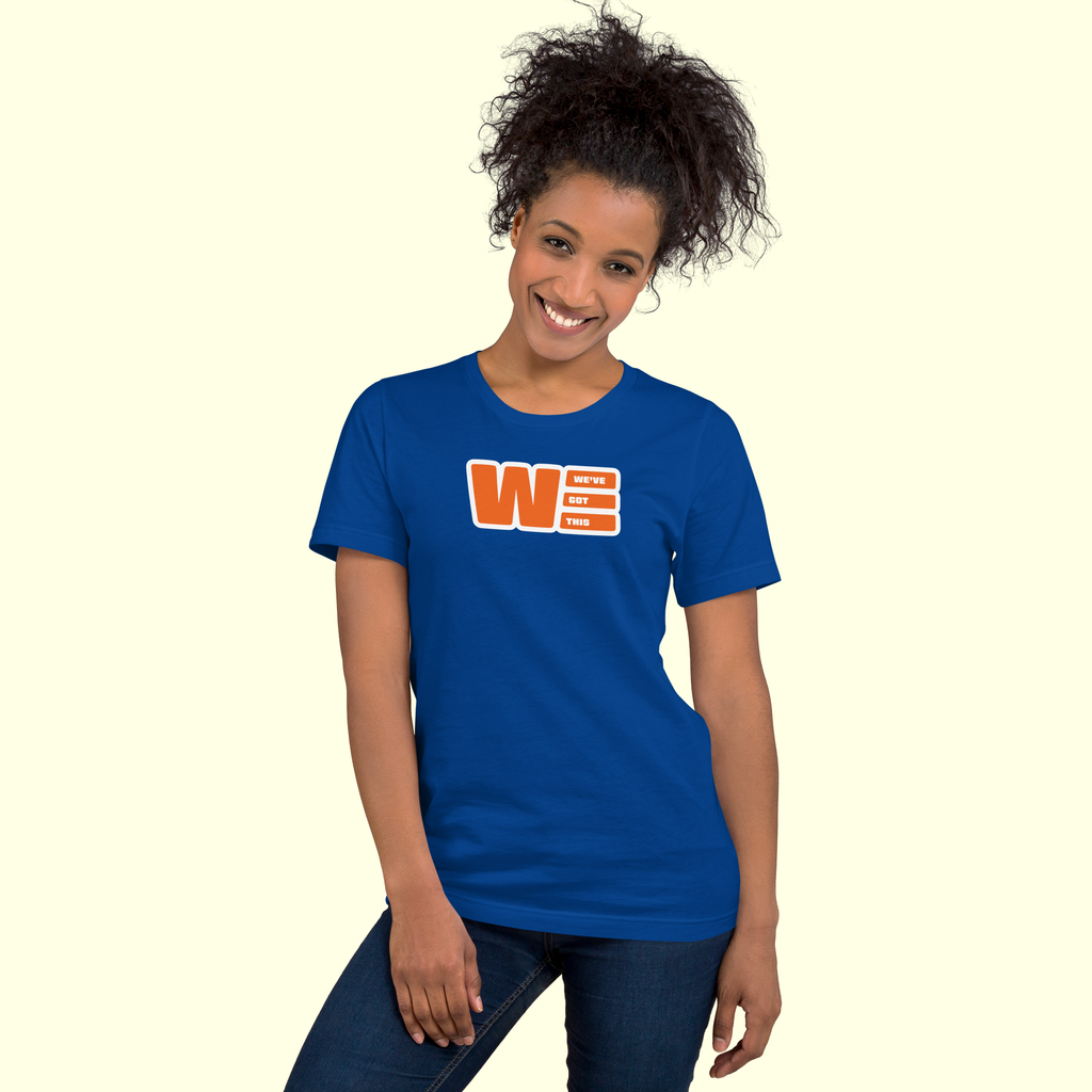 "We've Got This" Logo Women's t-shirt w/ white outline