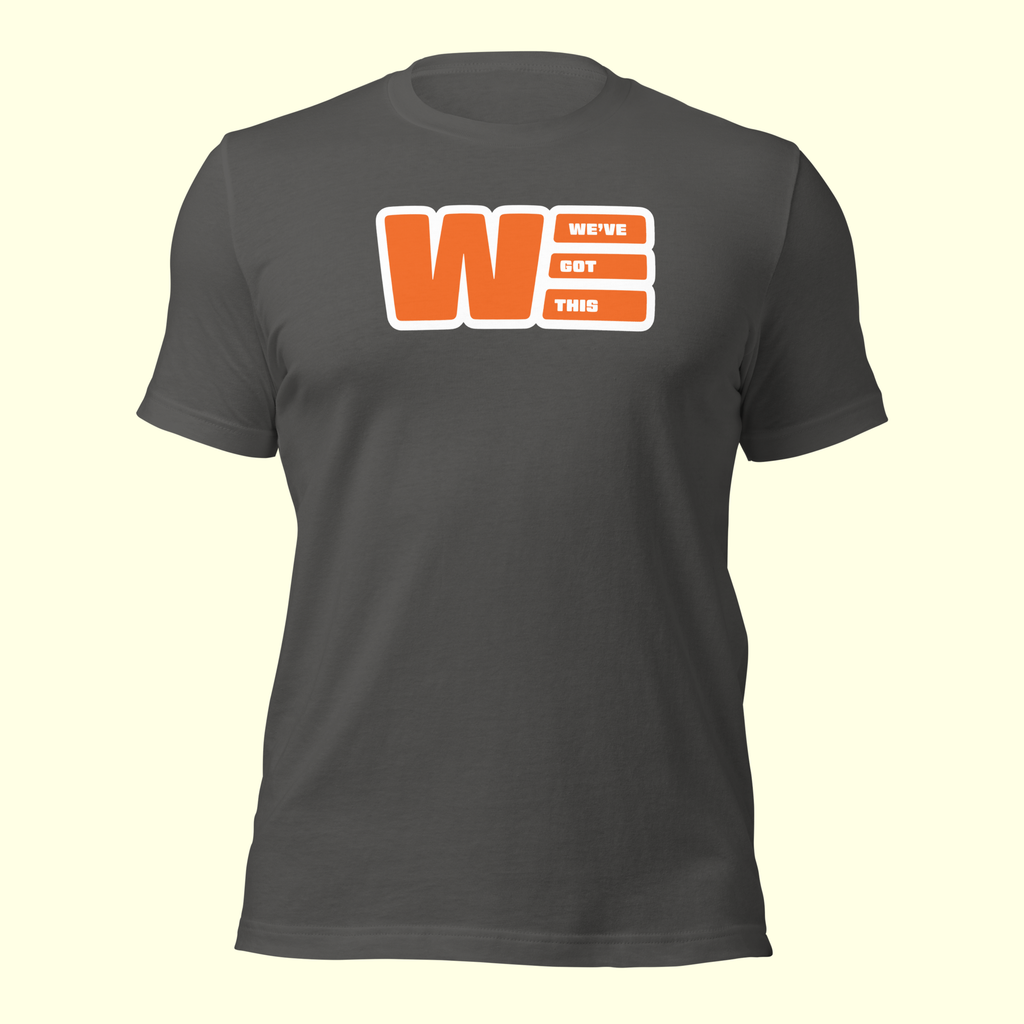 "We've Got This" Logo Men's t-shirt w/ white outline