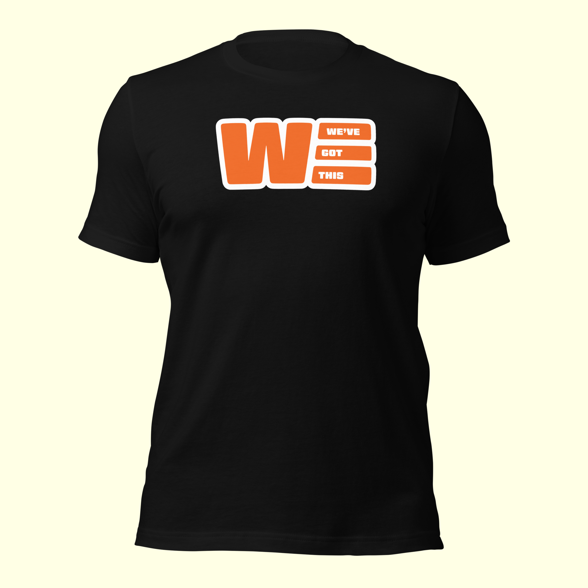 "We've Got This" Logo Men's t-shirt w/ white outline