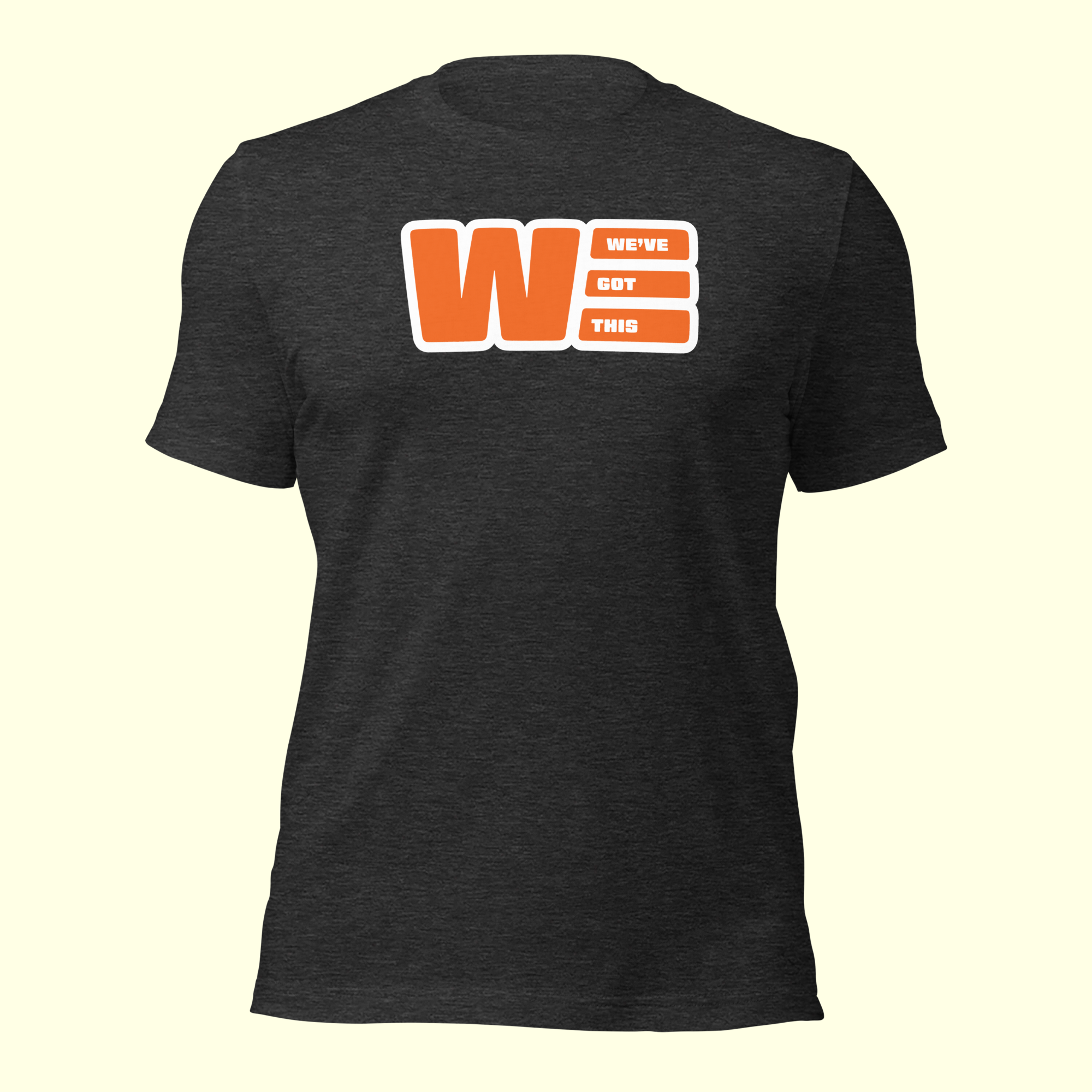 "We've Got This" Logo Men's t-shirt w/ white outline