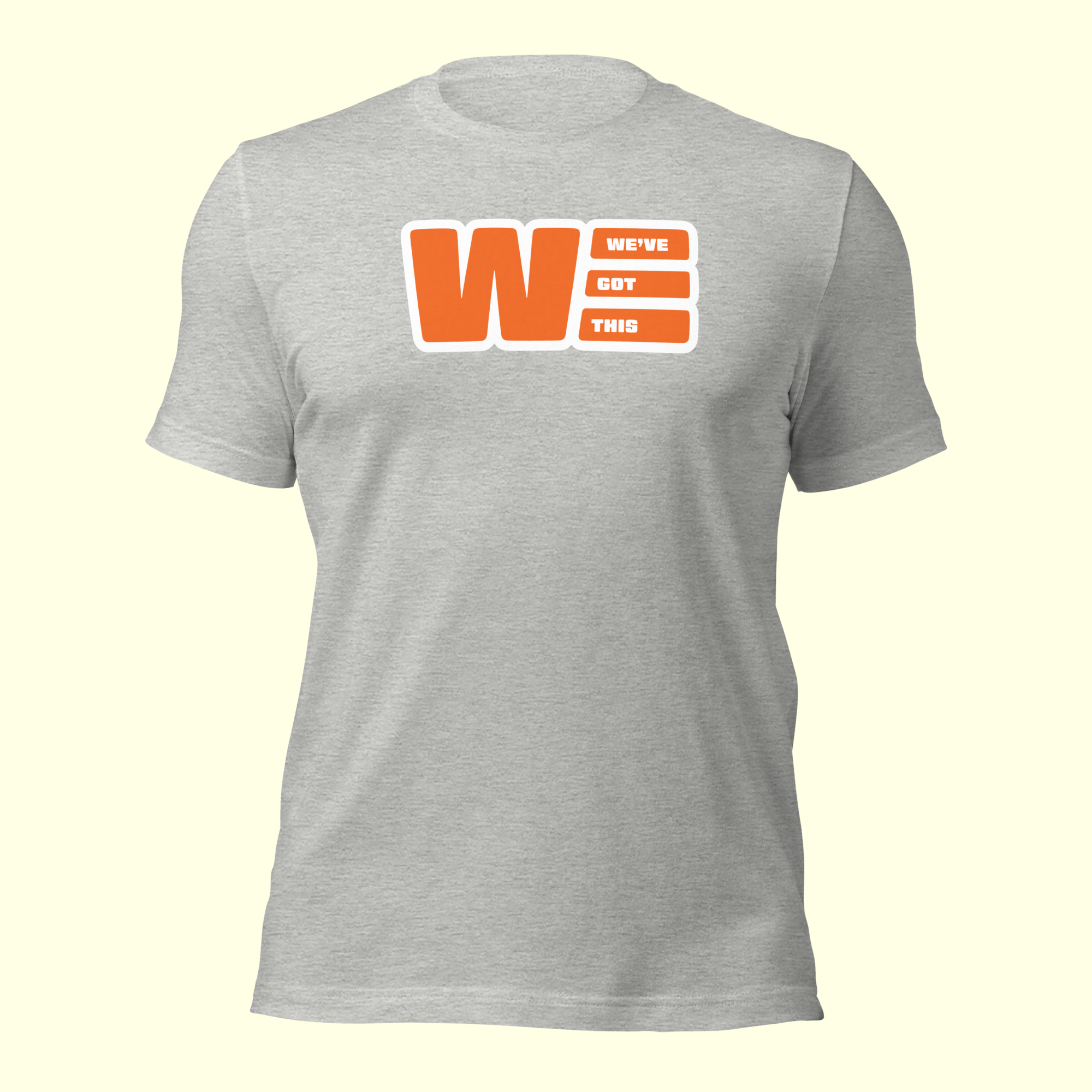 "We've Got This" Logo Men's t-shirt w/ white outline
