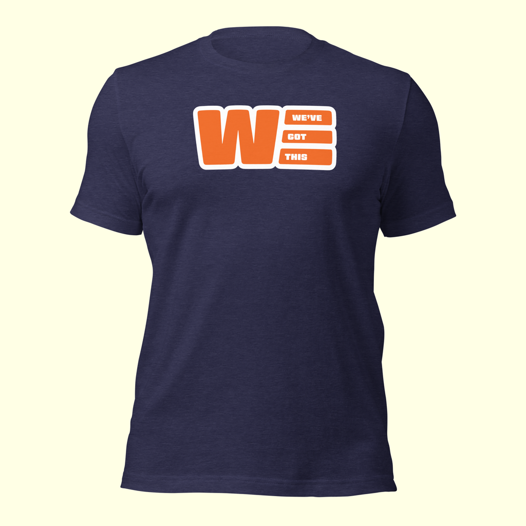 "We've Got This" Logo Men's t-shirt w/ white outline