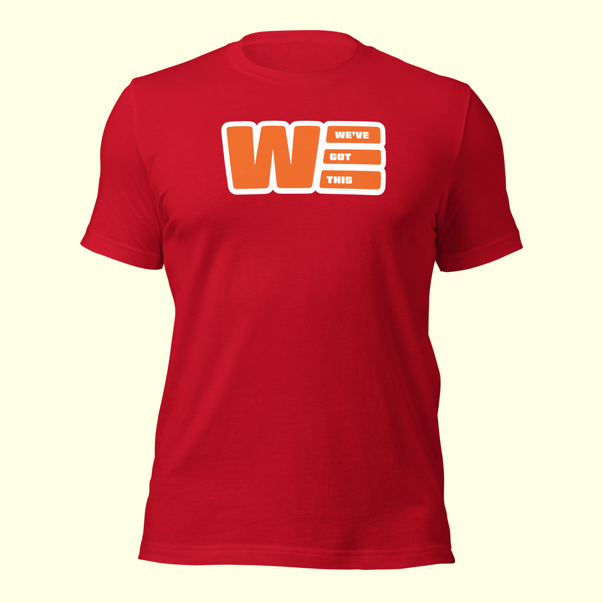 "We've Got This" Logo Men's t-shirt w/ white outline