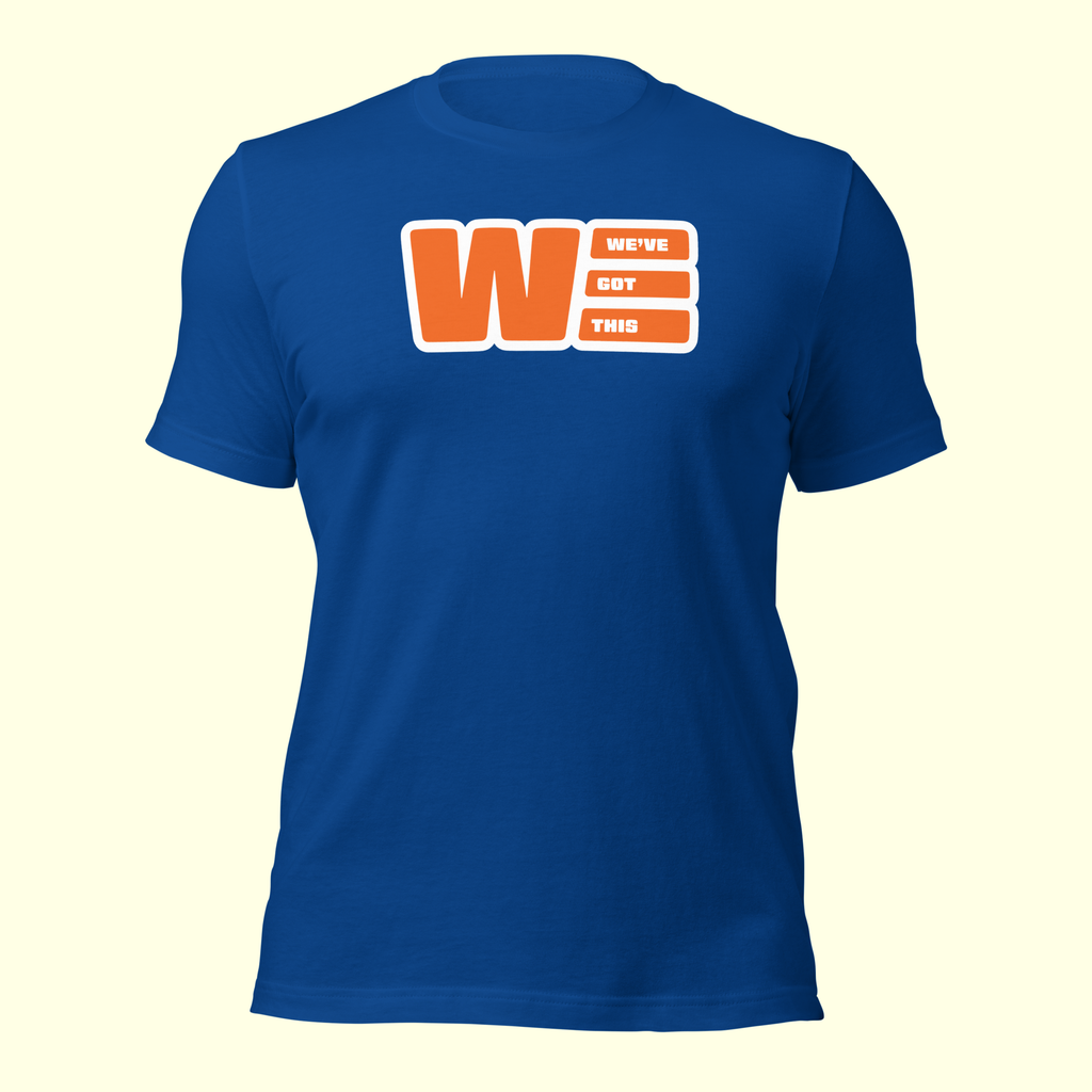 "We've Got This" Logo Men's t-shirt w/ white outline