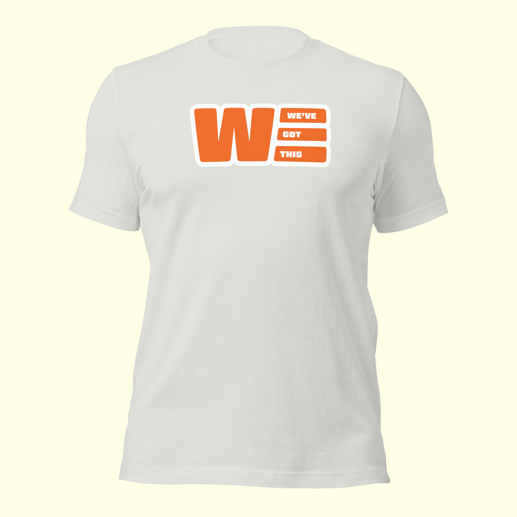 "We've Got This" Logo Men's t-shirt w/ white outline