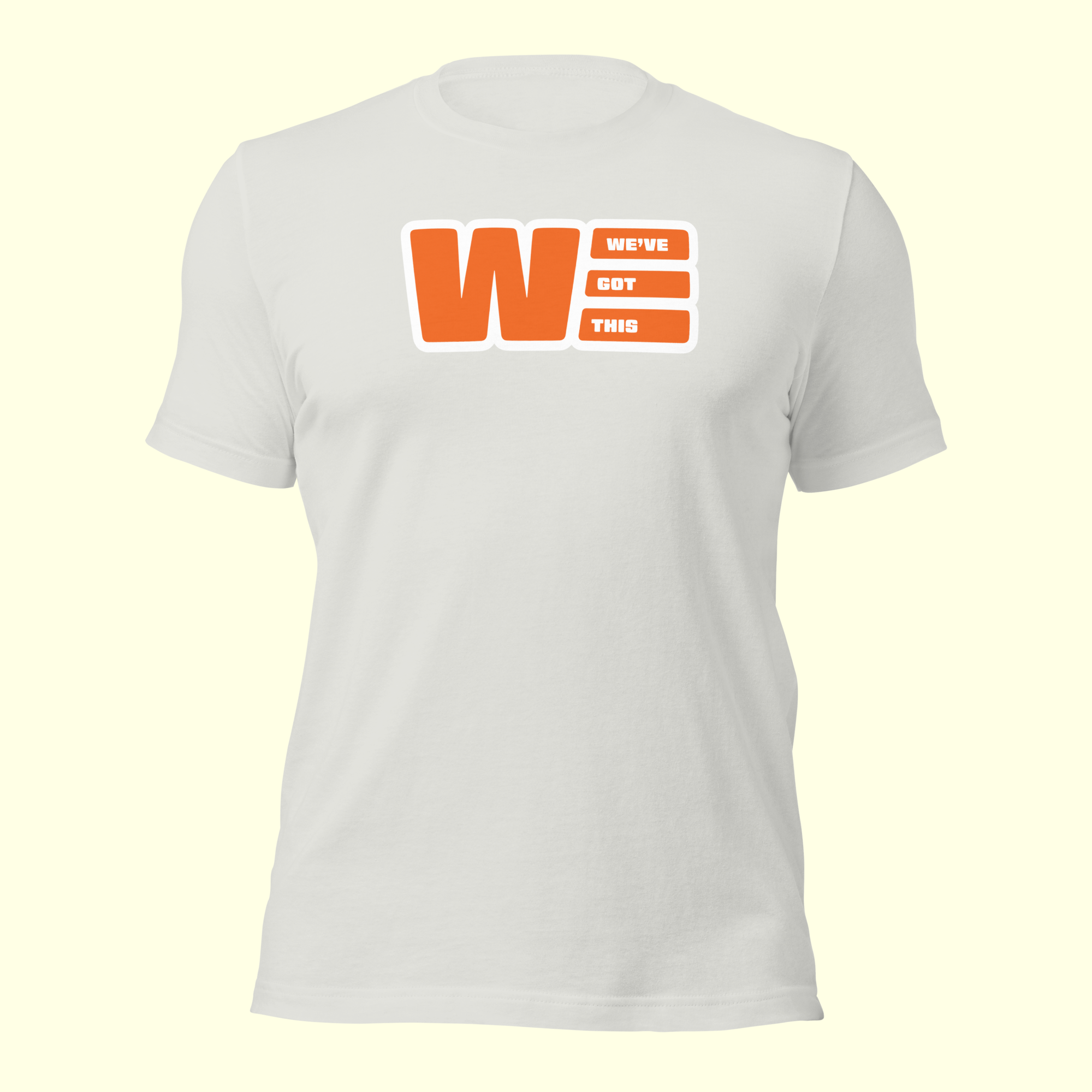 "We've Got This" Logo Men's t-shirt w/ white outline