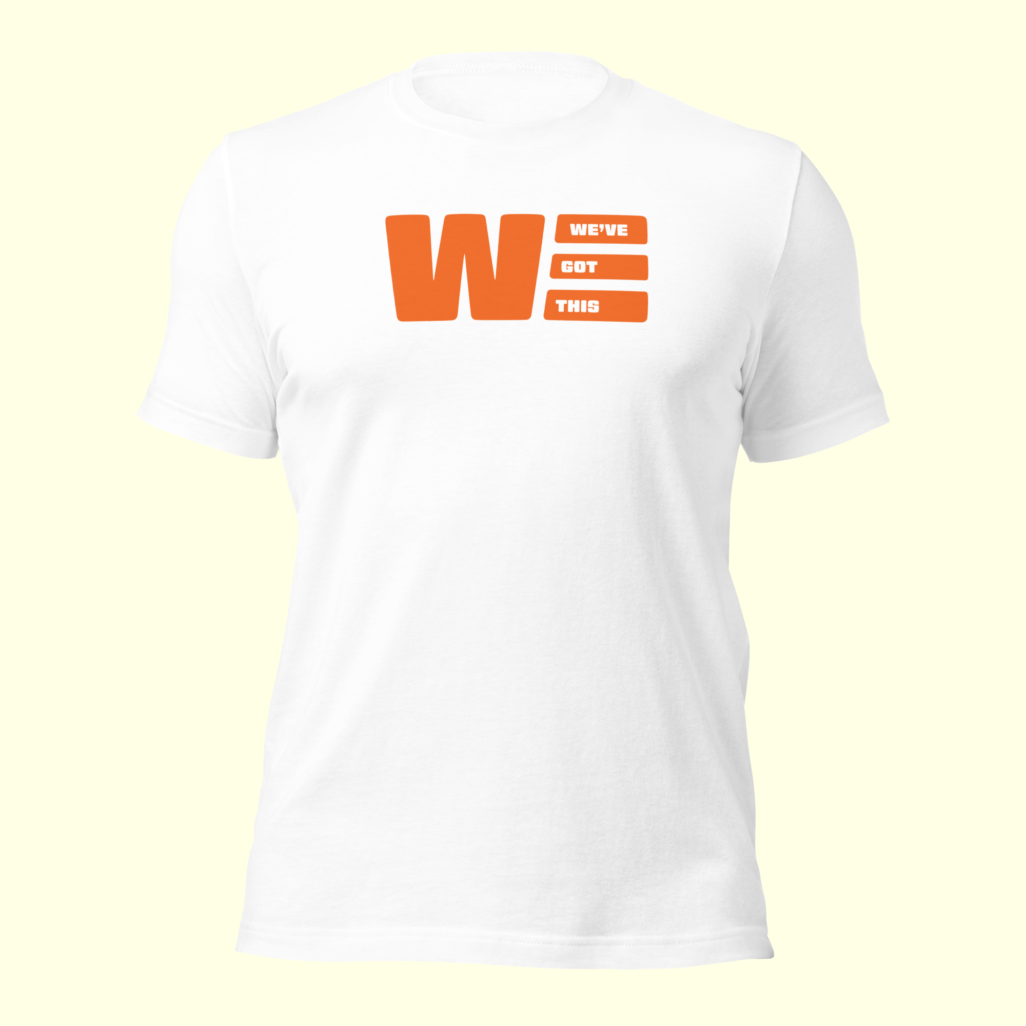 "We've Got This" Logo Men's t-shirt w/ white outline