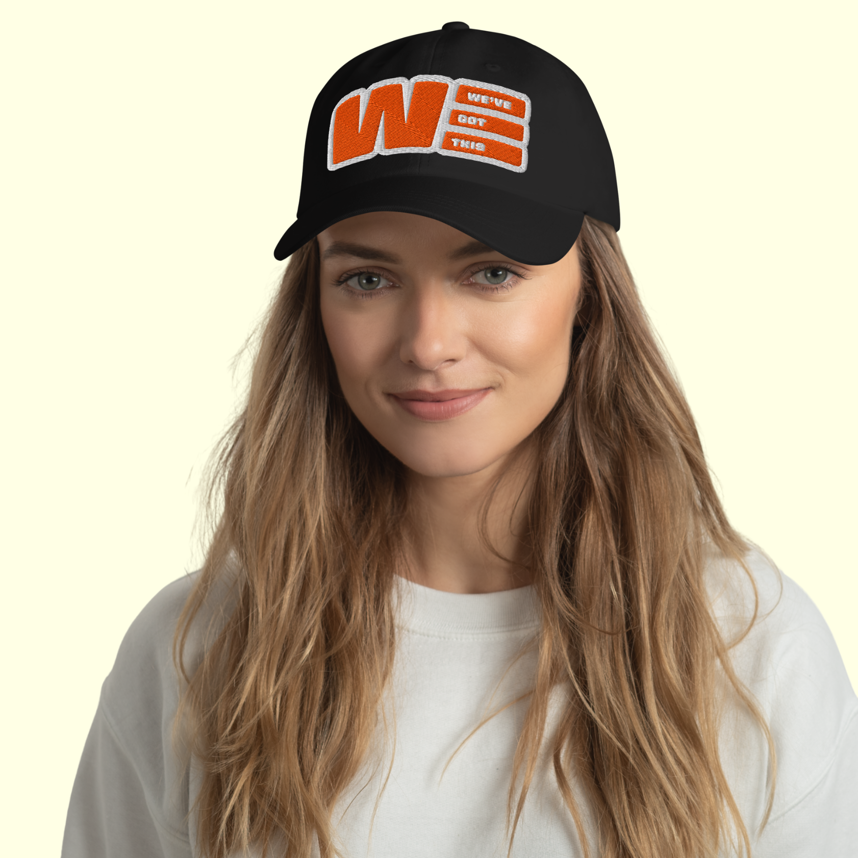 "We've Got This" Logo Women's Baseball cap w/ white outline