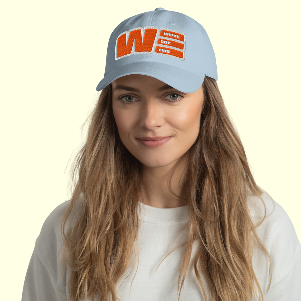 "We've Got This" Logo Women's Baseball cap w/ white outline