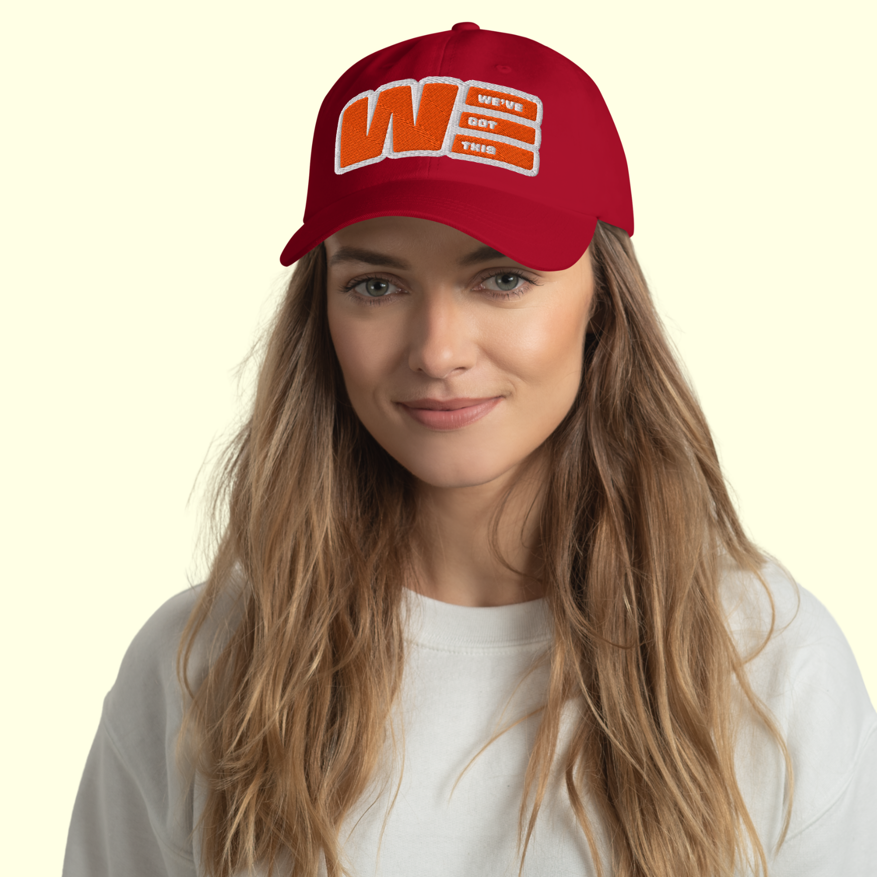 "We've Got This" Logo Women's Baseball cap w/ white outline