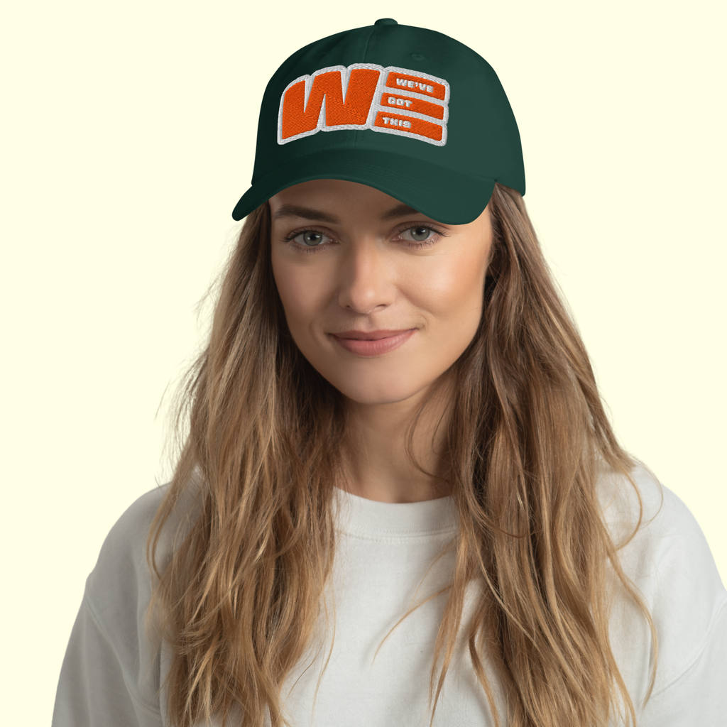 "We've Got This" Logo Women's Baseball cap w/ white outline