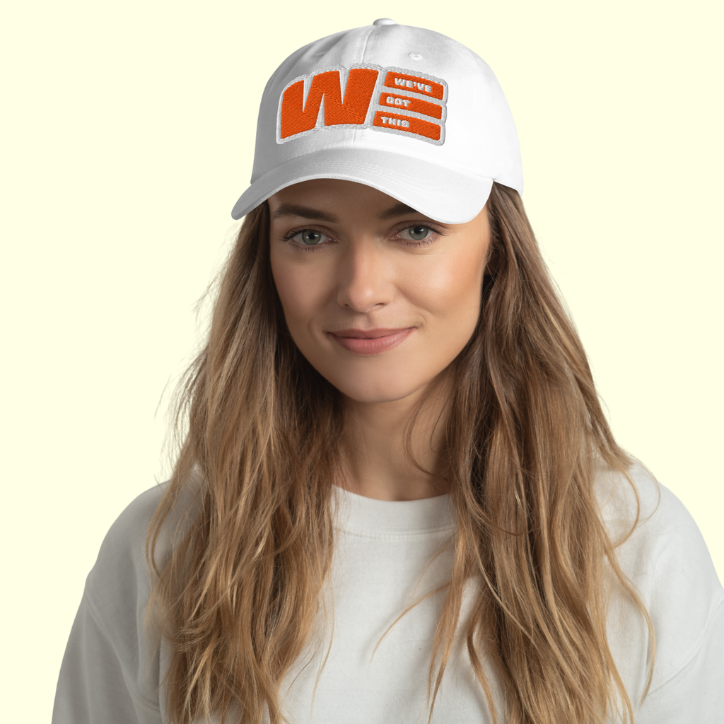 "We've Got This" Logo Women's Baseball cap w/ white outline
