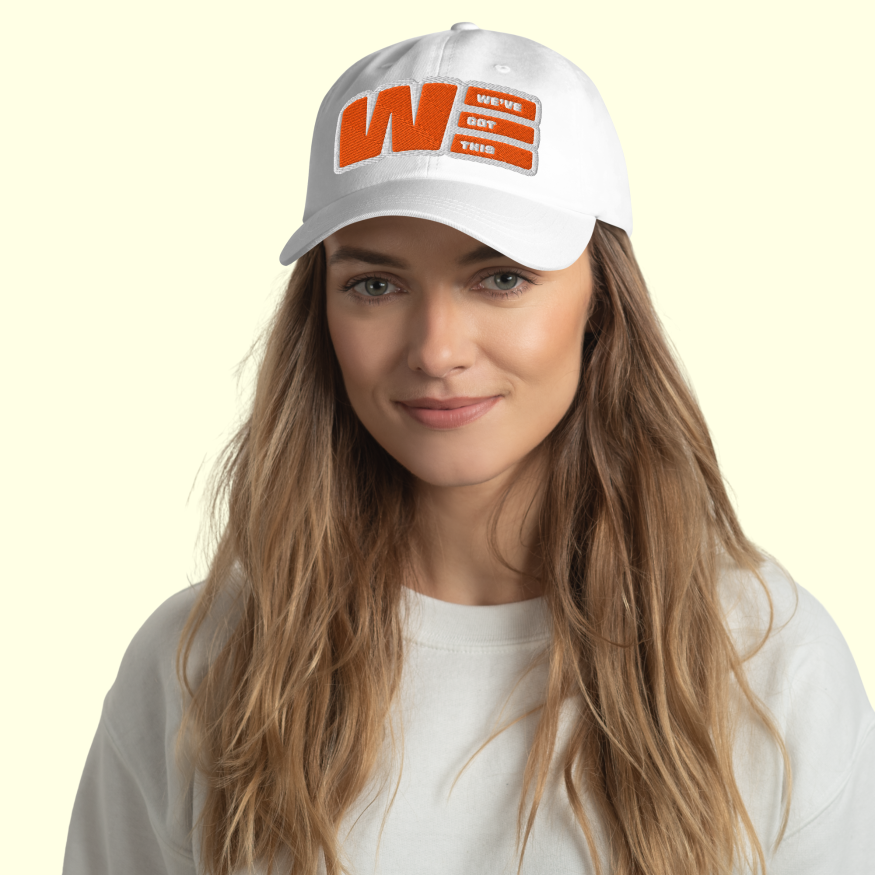 "We've Got This" Logo Women's Baseball cap w/ white outline