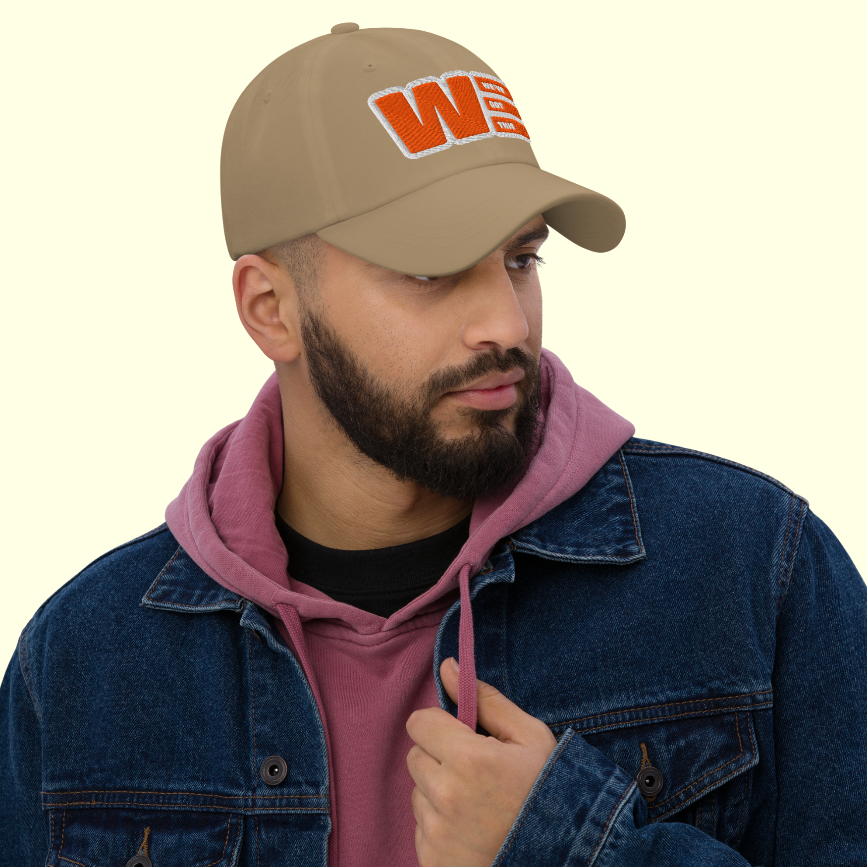 "We've Got This" Logo Men's Baseball cap w/ white outline