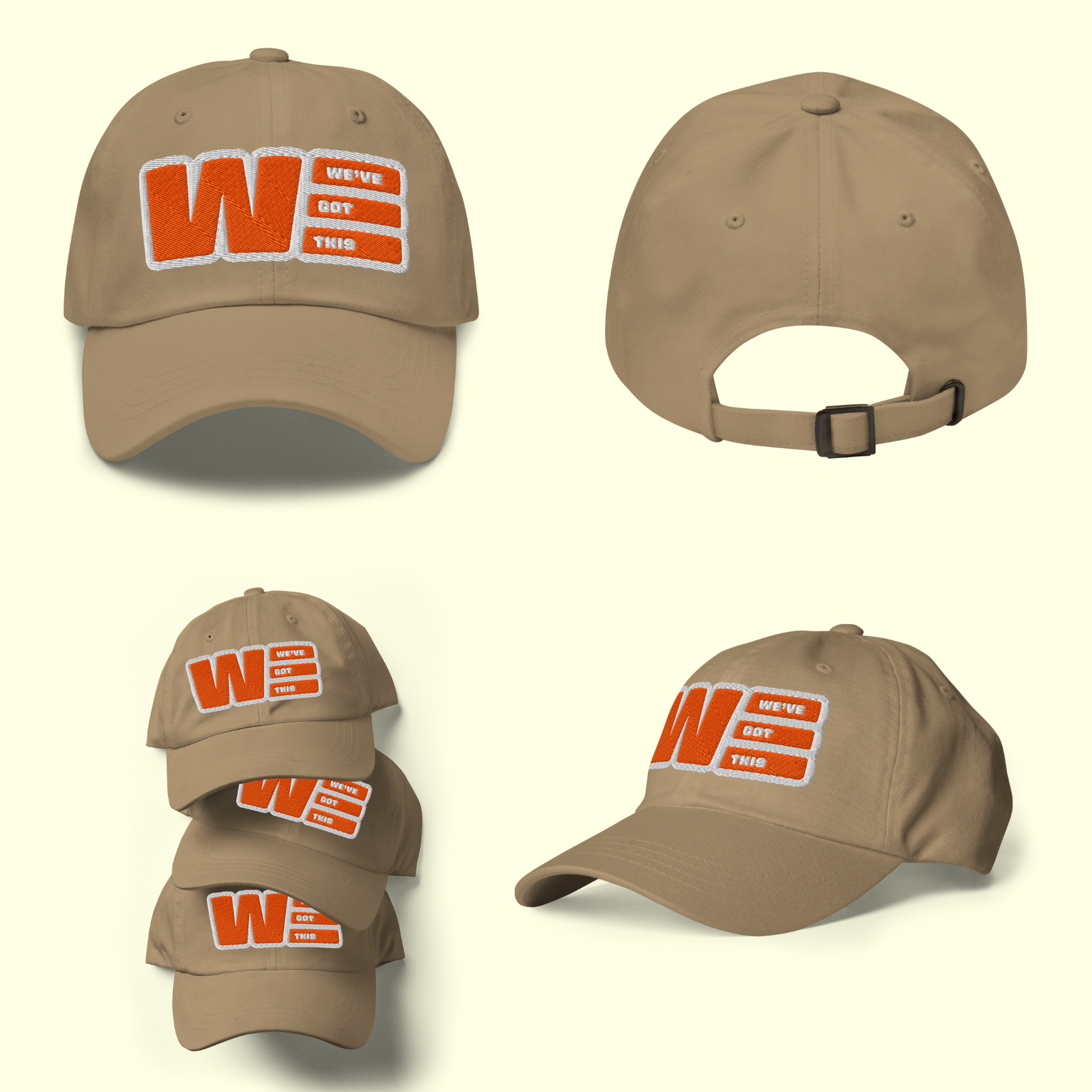 "We've Got This" Logo Women's Baseball cap w/ white outline