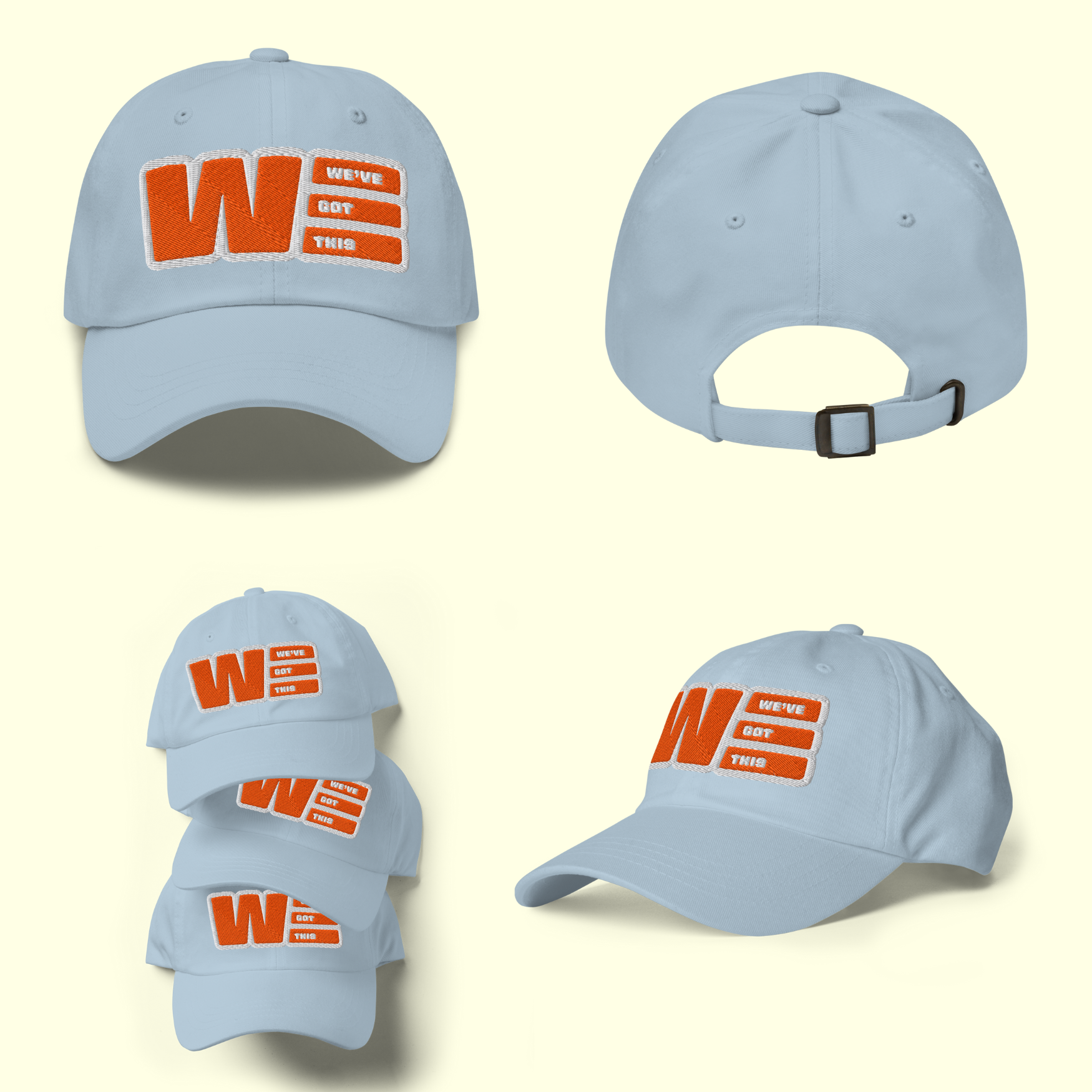 "We've Got This" Logo Women's Baseball cap w/ white outline
