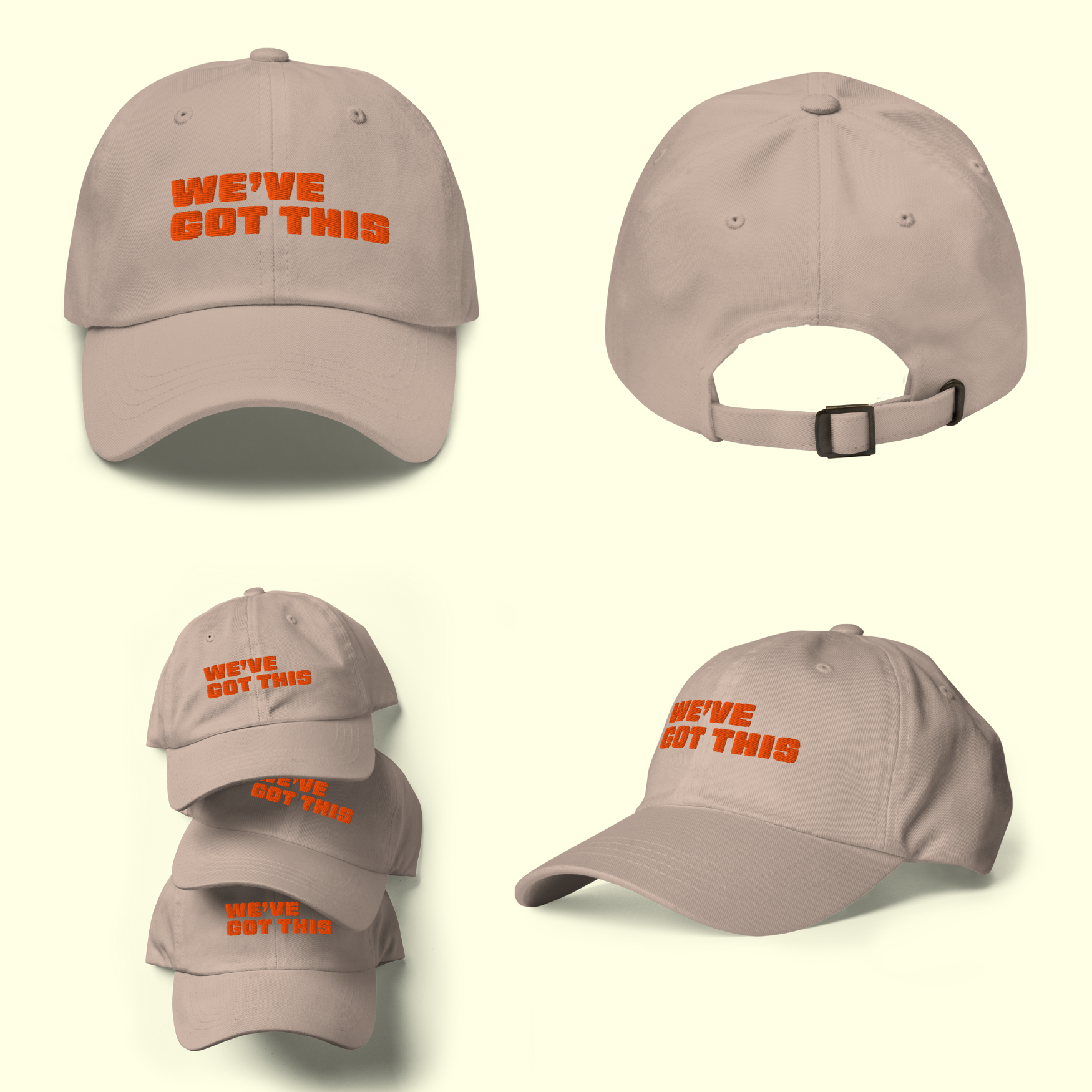 "We've Got This" Words Men's Baseball cap