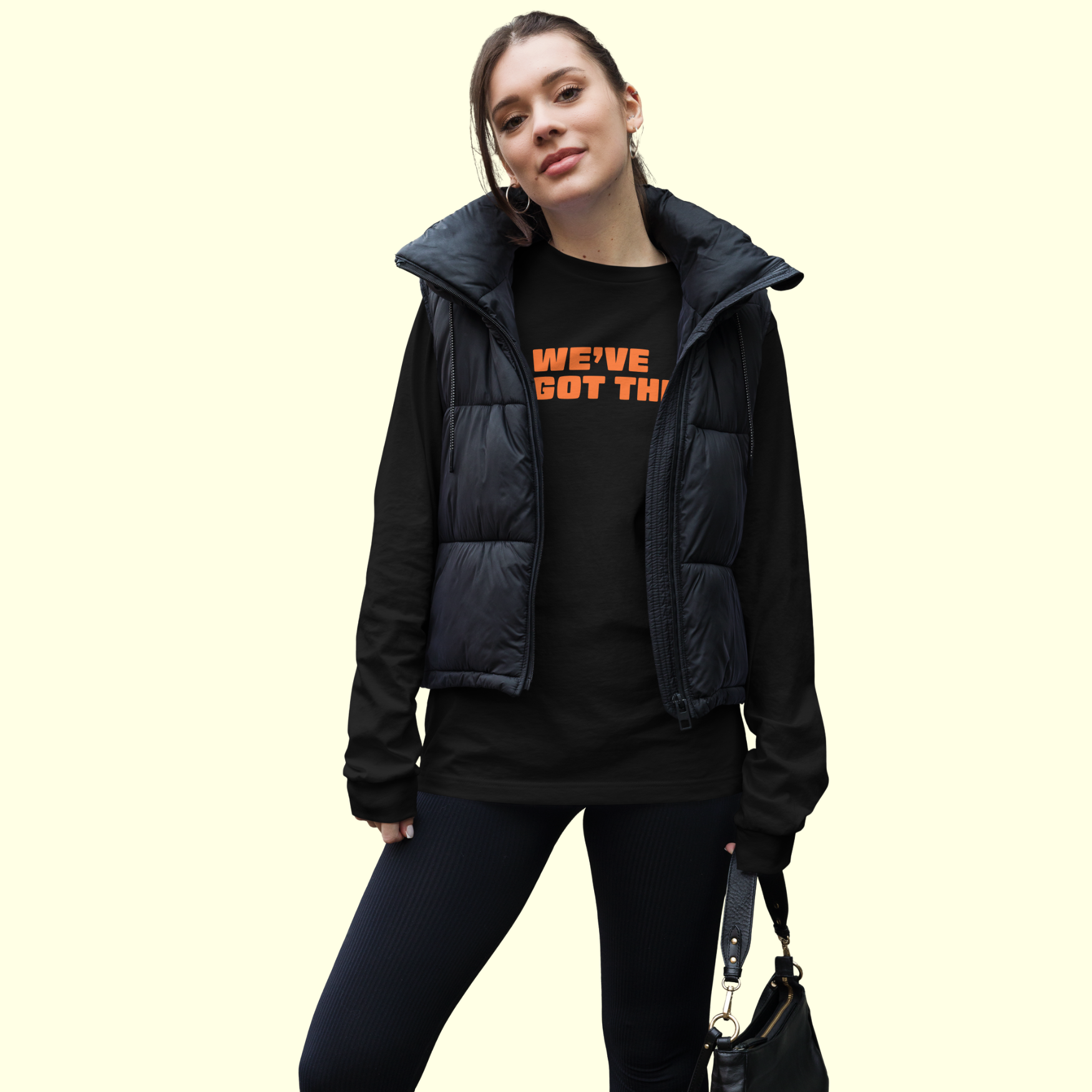 "We've Got This" Words Women's Long Sleeve Tee