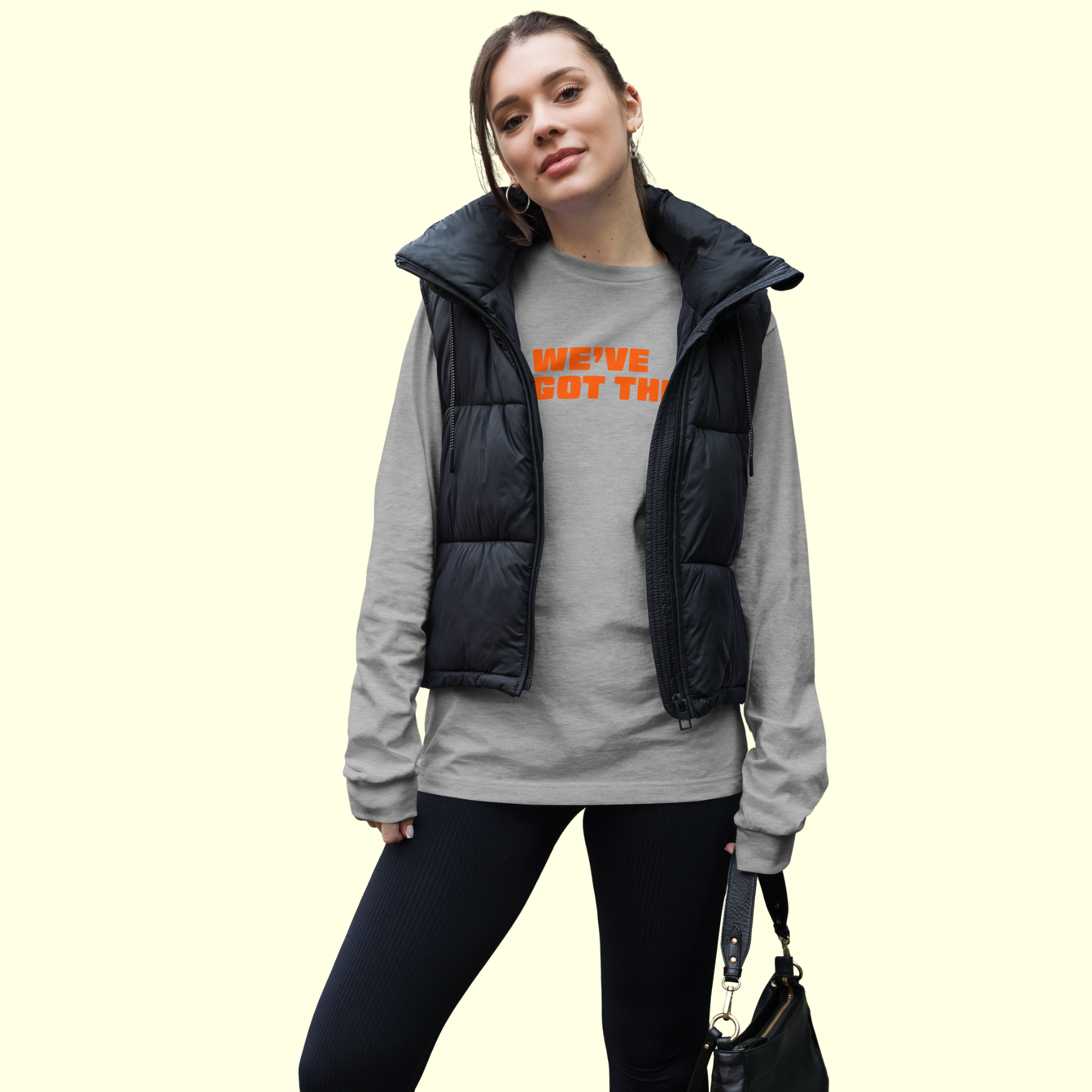 "We've Got This" Words Women's Long Sleeve Tee