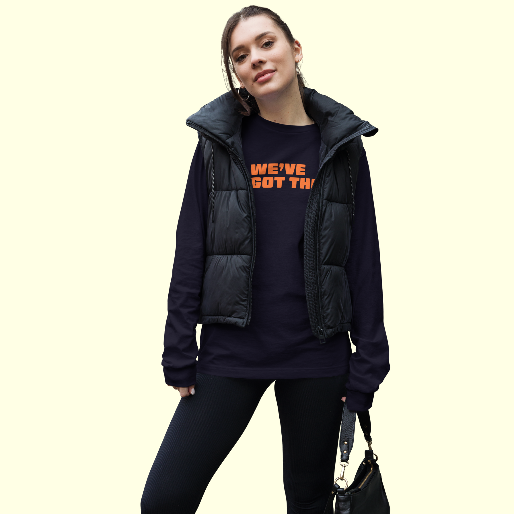 "We've Got This" Words Women's Long Sleeve Tee